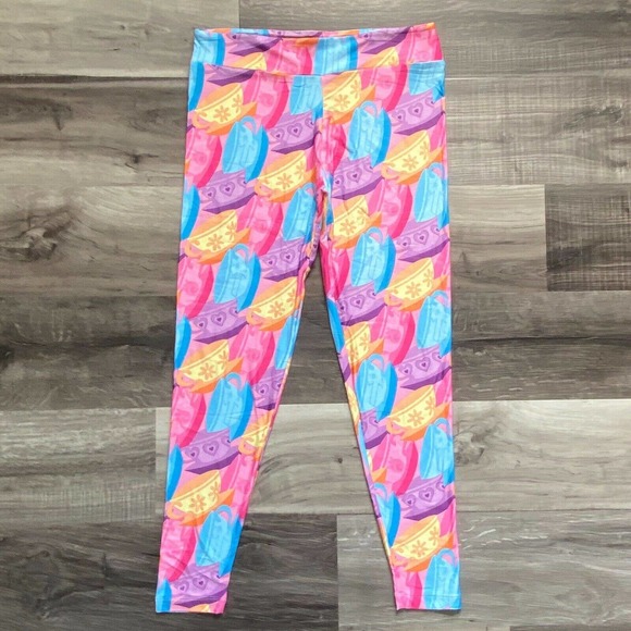 Disney Parks Mad Tea Party Teacup Print Leggings - Picture 2 of 11